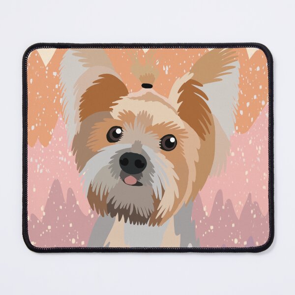 Item preview, Cute Yorkie Print designed and sold by pawprintsbysher.
