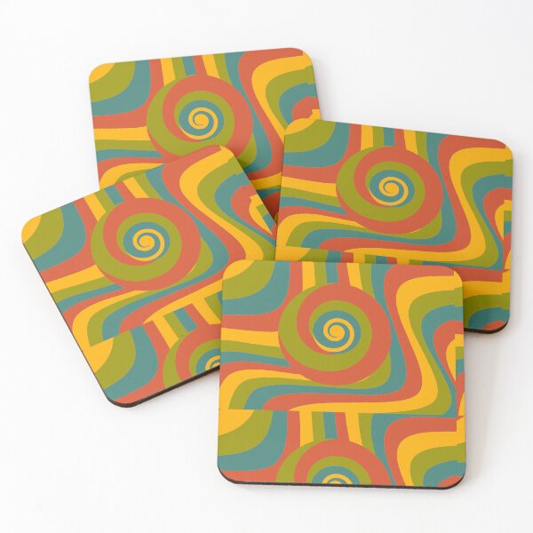 Item preview, Groovy Retro Sixties Pattern - Spiral designed and sold by AfricanDreams.