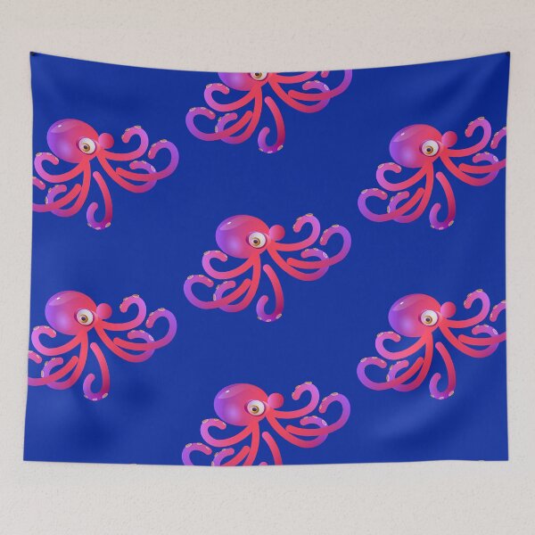 Item preview, Octopus Illustration. designed and sold by Raya Mandal.