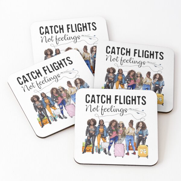 Item preview, Catch Flights Not Feeling Black Girl Afro designed and sold by RobeLan.
