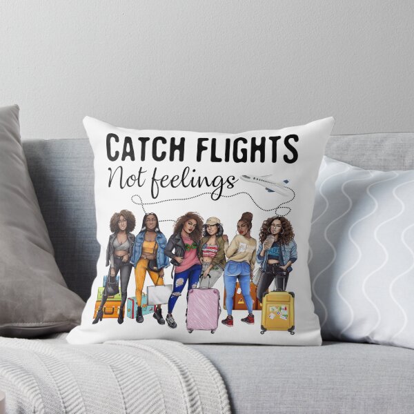 Item preview, Catch Flights Not Feeling Black Girl Afro designed and sold by RobeLan.