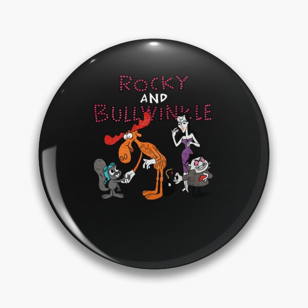 Item preview, Tribute to Jay Ward Cartoons Rocky, Bullwinkle, Natasha and Boris with Logotype Classic T-Shirt designed and sold by NickKussauer.