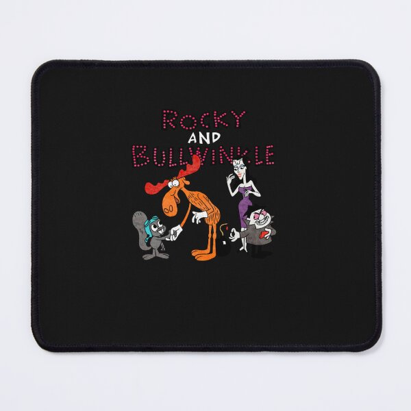 Item preview, Tribute to Jay Ward Cartoons Rocky, Bullwinkle, Natasha and Boris with Logotype Classic T-Shirt designed and sold by NickKussauer.