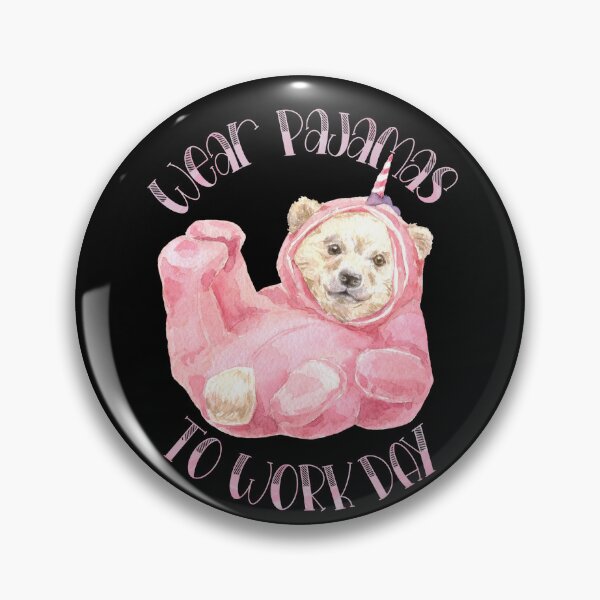 Item preview,  Wear Pink Pajamas Animal Work Bear designed and sold by TheWildFlix.