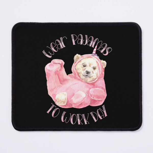 Item preview,  Wear Pink Pajamas Animal Work Bear designed and sold by TheWildFlix.