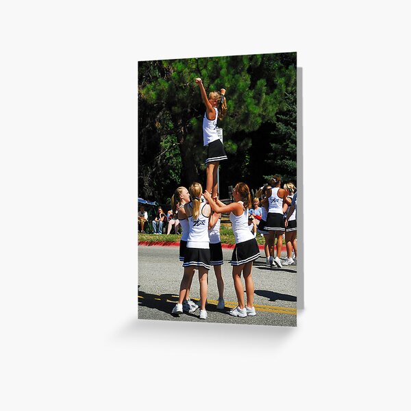 Pyramid Building Greeting Card