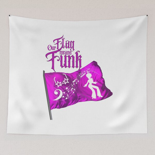 Item preview, Our Flag Means Funk Fantasy Purple Letters T-Shirt designed and sold by podguy.