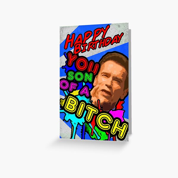 Arnie's Birthday Message! Greeting Card