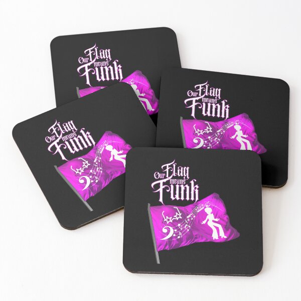 Item preview, Our Flag Means Funk Fantasy White Letters T-Shirt designed and sold by podguy.