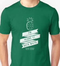 Camiseta ajustada Lo escuché en ambos sentidos