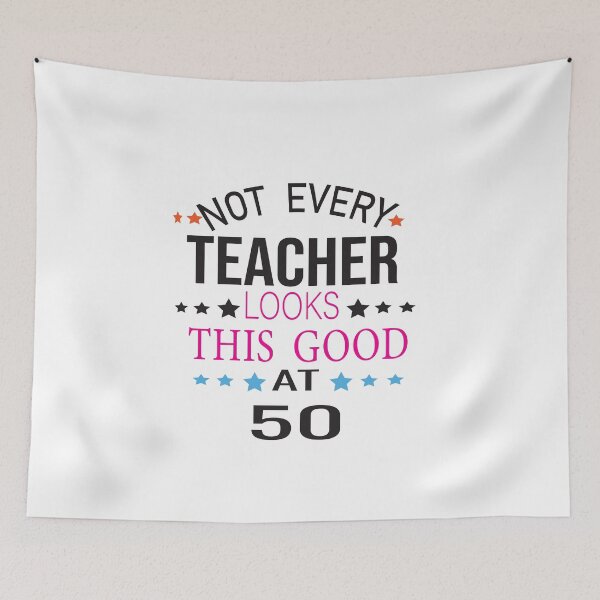 Item preview,  50th Birthday Teacher, Teacher 50th Birthday, designed and sold by ASSOUKI9.