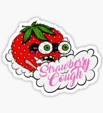 Strawberry Cough Sticker