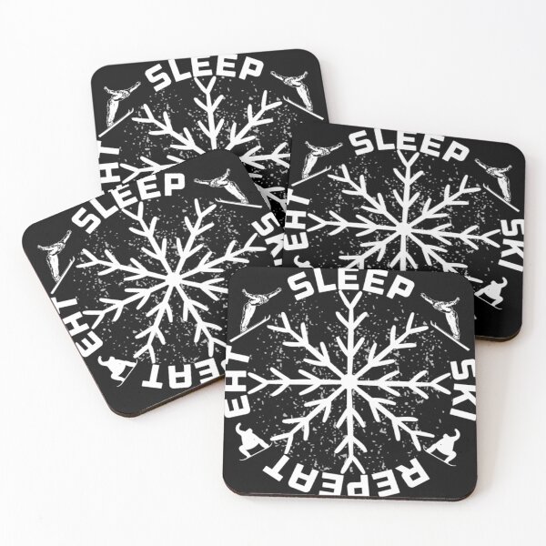 Item preview, Eat Sleep Ski Repeat Classic . designed and sold by coonsetaschm.
