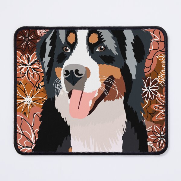 Item preview, Beautiful Bernese Mountain Dog Print designed and sold by pawprintsbysher.