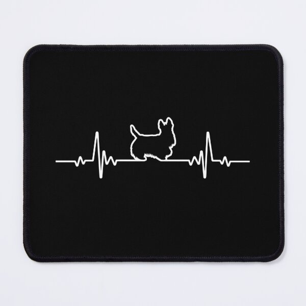 Item preview, Minimalist Heartbeat Scottish Terrier designed and sold by More Cute Dogs.