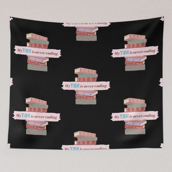 Item preview, My TBR Is Never Ending, Funny Bookish Reader designed and sold by Cary Nitzsche.