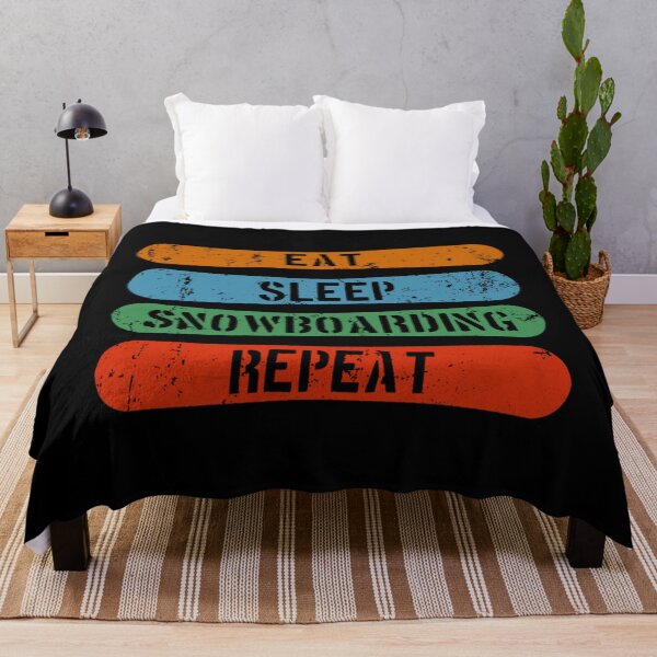 Item preview, eat sleep sliding repeat snowboarding snowboarder Classic . designed and sold by coonsetaschm.