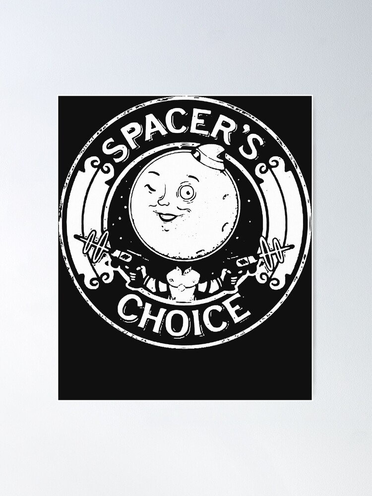 Spacer&amp;#39;s Choice Distressed White Logo