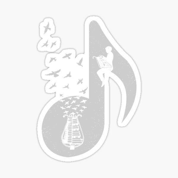 "Musical note Glockenspiel" Sticker by barmalisiRTB Redbubble