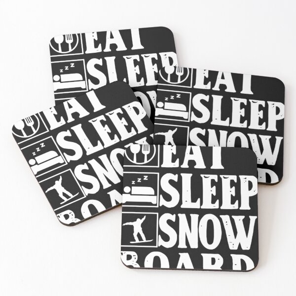 Item preview, Eat Sleep Snowboard Essential . designed and sold by coonsetaschm.
