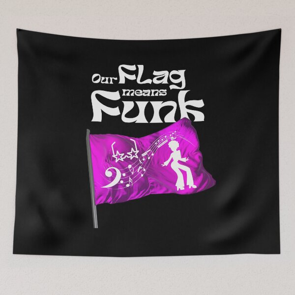 Item preview, Our Flag Means Funk Fantasy White Letters 3 Tapestry designed and sold by podguy.