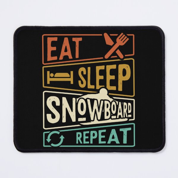 Item preview, Eat Sleep Snowboard Repeat - Snowboarders Classic . designed and sold by coonsetaschm.