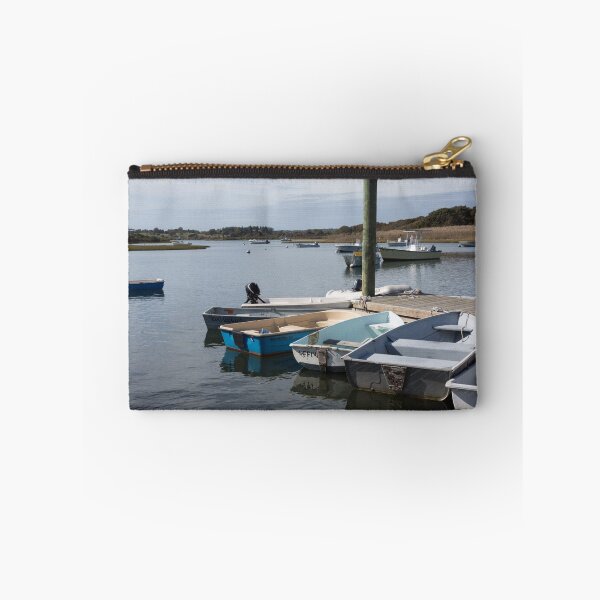 Item preview, dinghies at the pier designed and sold by Anne Scantlebury.