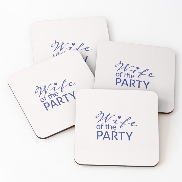 Item preview, Wife of the Party - Blue designed and sold by theweddingalley.