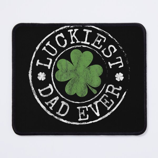 Item preview, Mens Luckiest Dad Ever Shamrocks Lucky Father St Patrick39;s Day T-Shirt designed and sold by BurauOsborn.