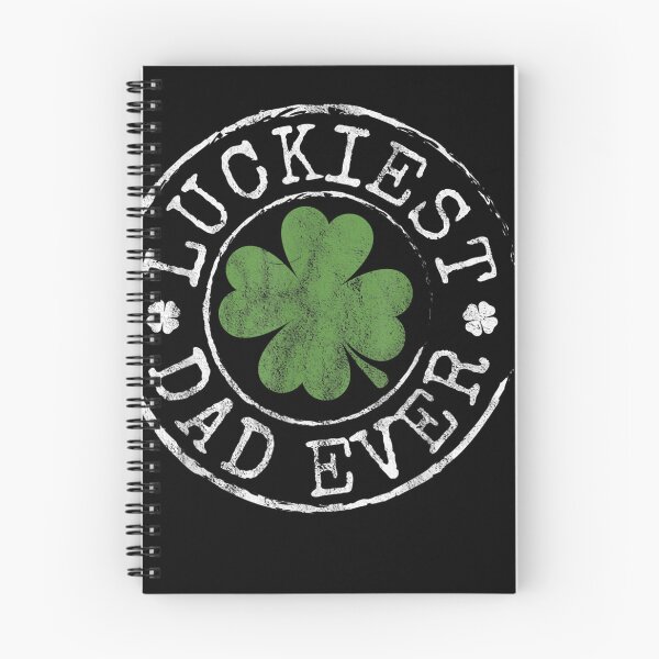 Item preview, Mens Luckiest Dad Ever Shamrocks Lucky Father St Patrick39;s Day T-Shirt designed and sold by BurauOsborn.