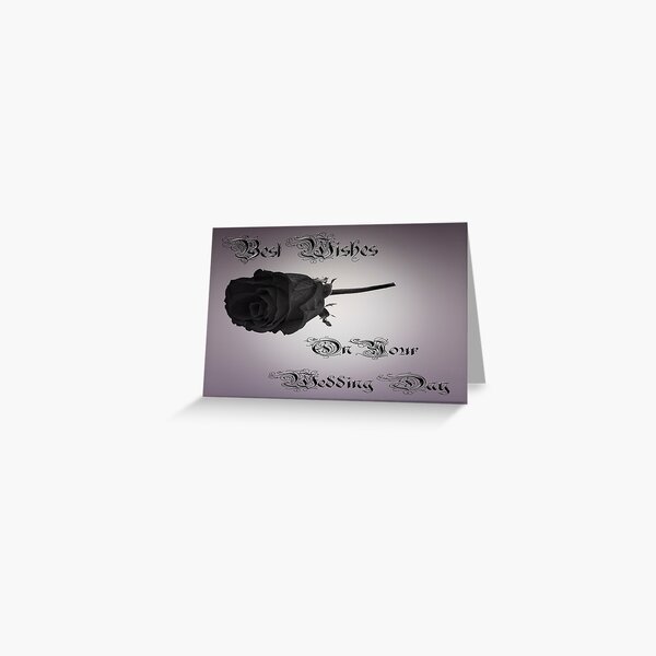 Best Wishes On Your Wedding Day Greeting Card