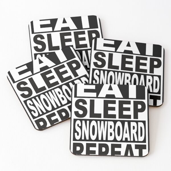 Item preview, Eat Sleep Snowboard Repeat Classic . designed and sold by coonsetaschm.