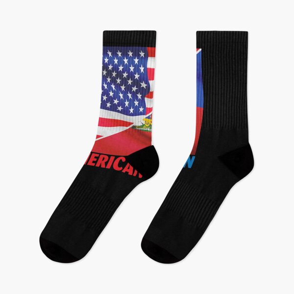 Item preview, AMERICAN-LY HAITIAN Haitian American's Flag designed and sold by marvatipton156.