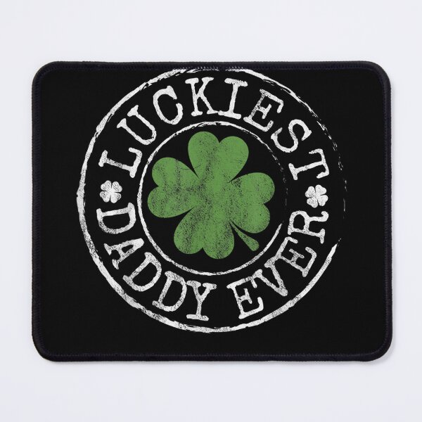 Item preview, Mens Luckiest Daddy Ever Shamrocks Lucky Father St Patrick39;s Day T-Shirt designed and sold by BurauOsborn.
