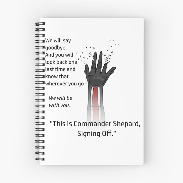 Item preview, This is Commander Shepard, Signing Off designed and sold by LostRose0.