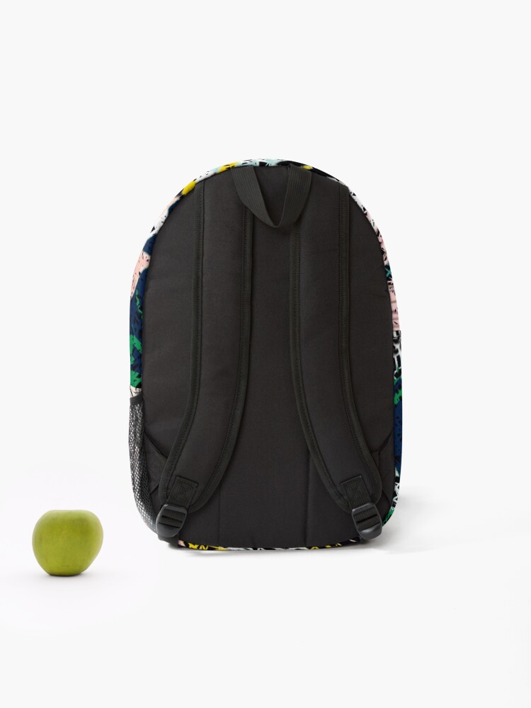 Thumbnail 2 of 3, Backpack, Botanical Abstract Pattern designed and sold by MarcSabuncu.