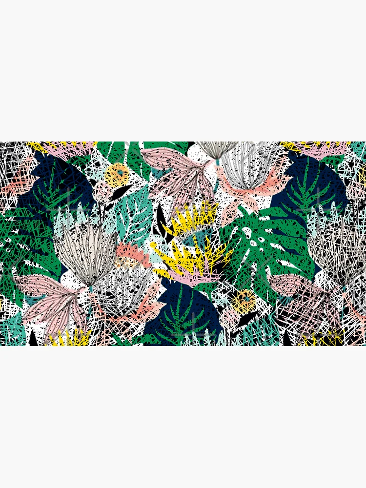 Thumbnail 3 of 3, Cap, Botanical Abstract Pattern  designed and sold by MarcSabuncu.