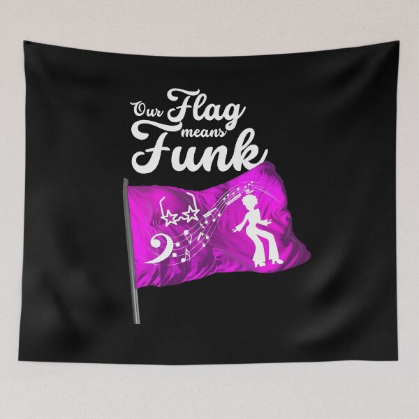 Item preview, Our Flag Means Funk Fantasy White Letters 4 Tapestry designed and sold by podguy.