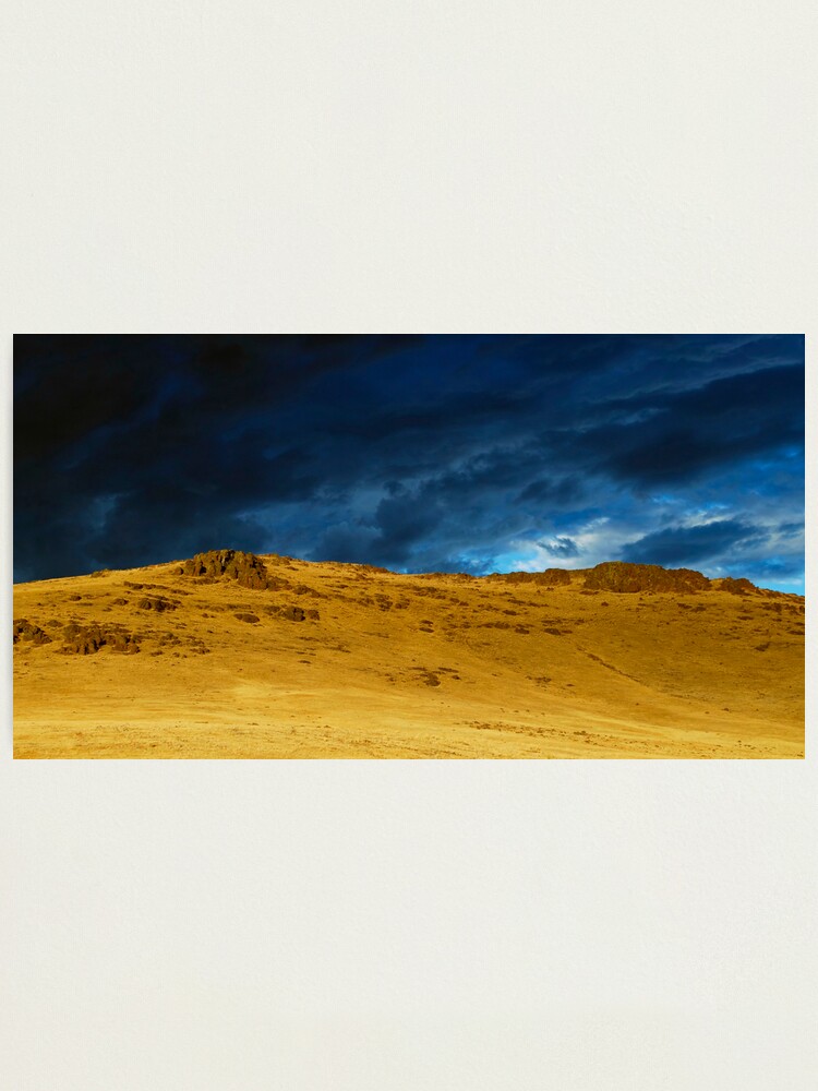 Alternate view of The Backside of a Desert Sunset Photographic Print