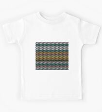MULTICOLOR abstract FIGURE pattern Kids Tee
