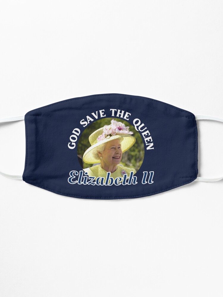 Alternate view of Queen's Platinum Jubilee, 1952-2022, God Save the Queen, Elizabeth II Mask