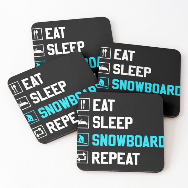 Item preview, eat sleep snowboard repeat snowboarding  Classic . designed and sold by coonsetaschm.