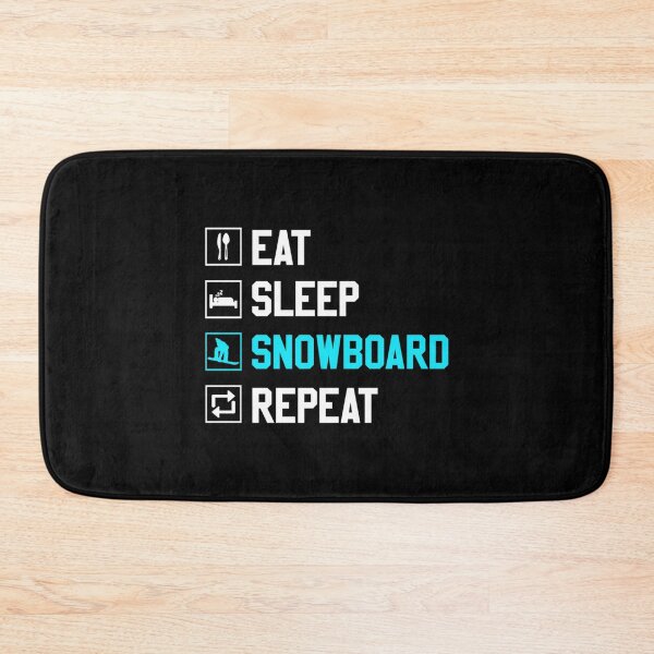 Item preview, eat sleep snowboard repeat snowboarding  Classic . designed and sold by coonsetaschm.