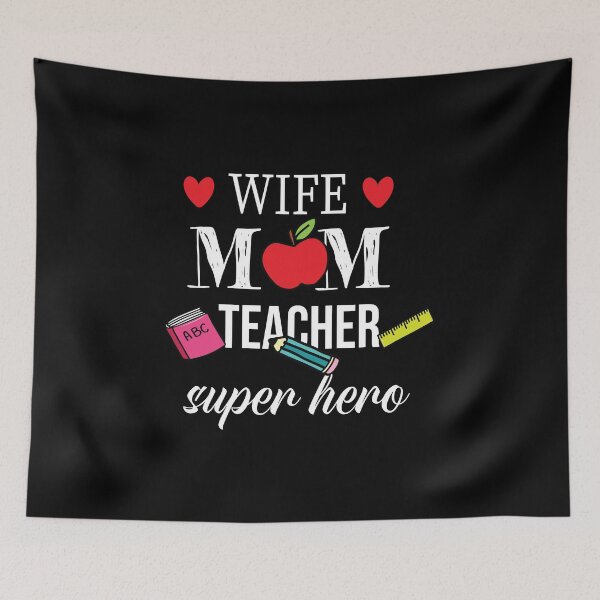 Item preview, I Like Wife Mom Teacher Superhero  | Mothers Day Gift For Women | Teacher | Wife Gift | Superhero Mom | Mother's Day Gift Idea designed and sold by ASSOUKI9.