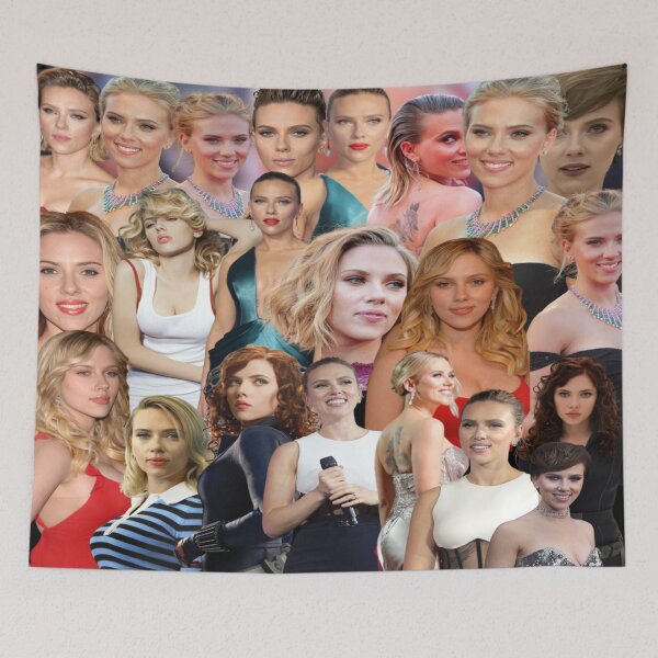 Item preview, scarlett johansson collage designed and sold by T-shirtakStore.