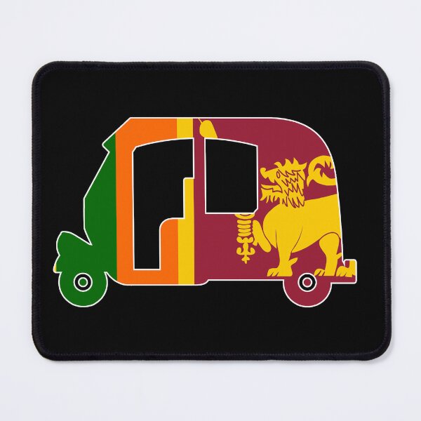 Item preview, Nice Sri lanka design of a tuk tuk with the sri lankan flag designed and sold by NobelFashion.