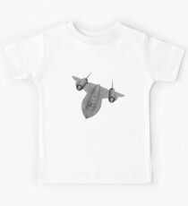 SR71 Blackbird aircraft Kids Tee