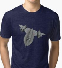 SR71 Blackbird aircraft Tri-blend T-Shirt