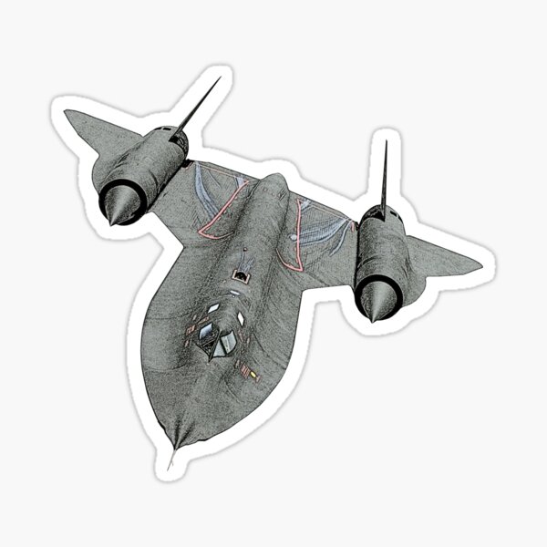SR71 Blackbird aircraft Sticker