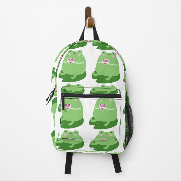 Item preview, Happy Hand-Painted Frog with Heart designed and sold by CatsWCleavers.